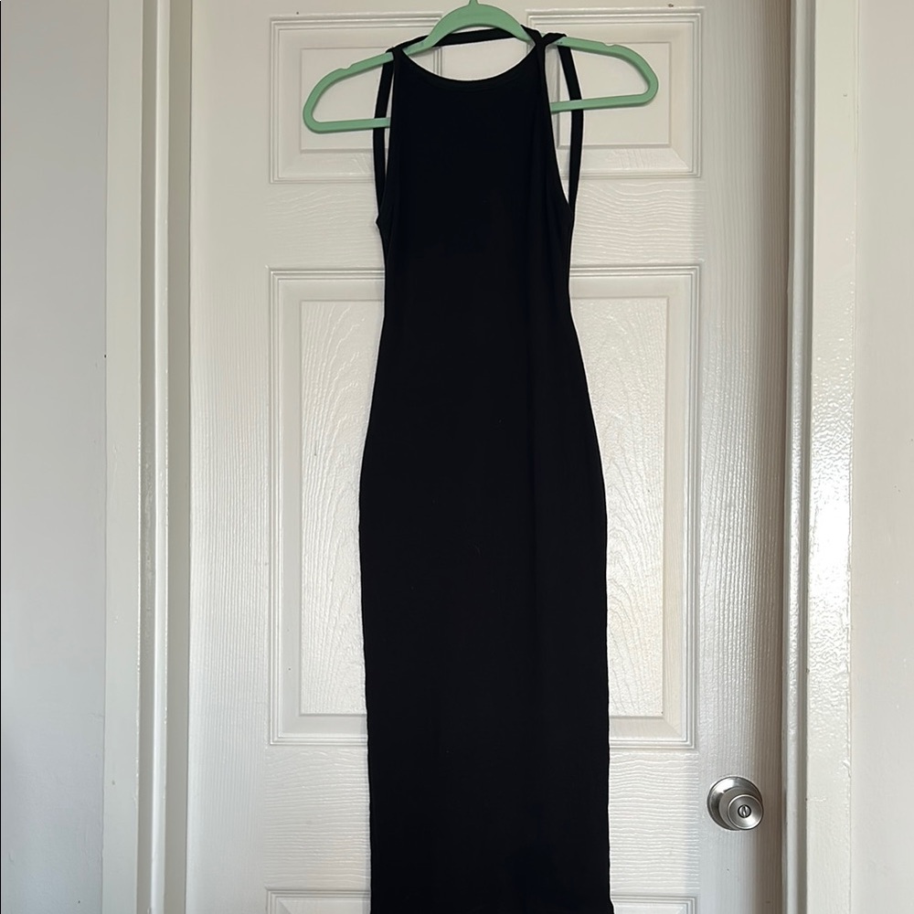 Stretchy Bodycon Midi Dress – Backless